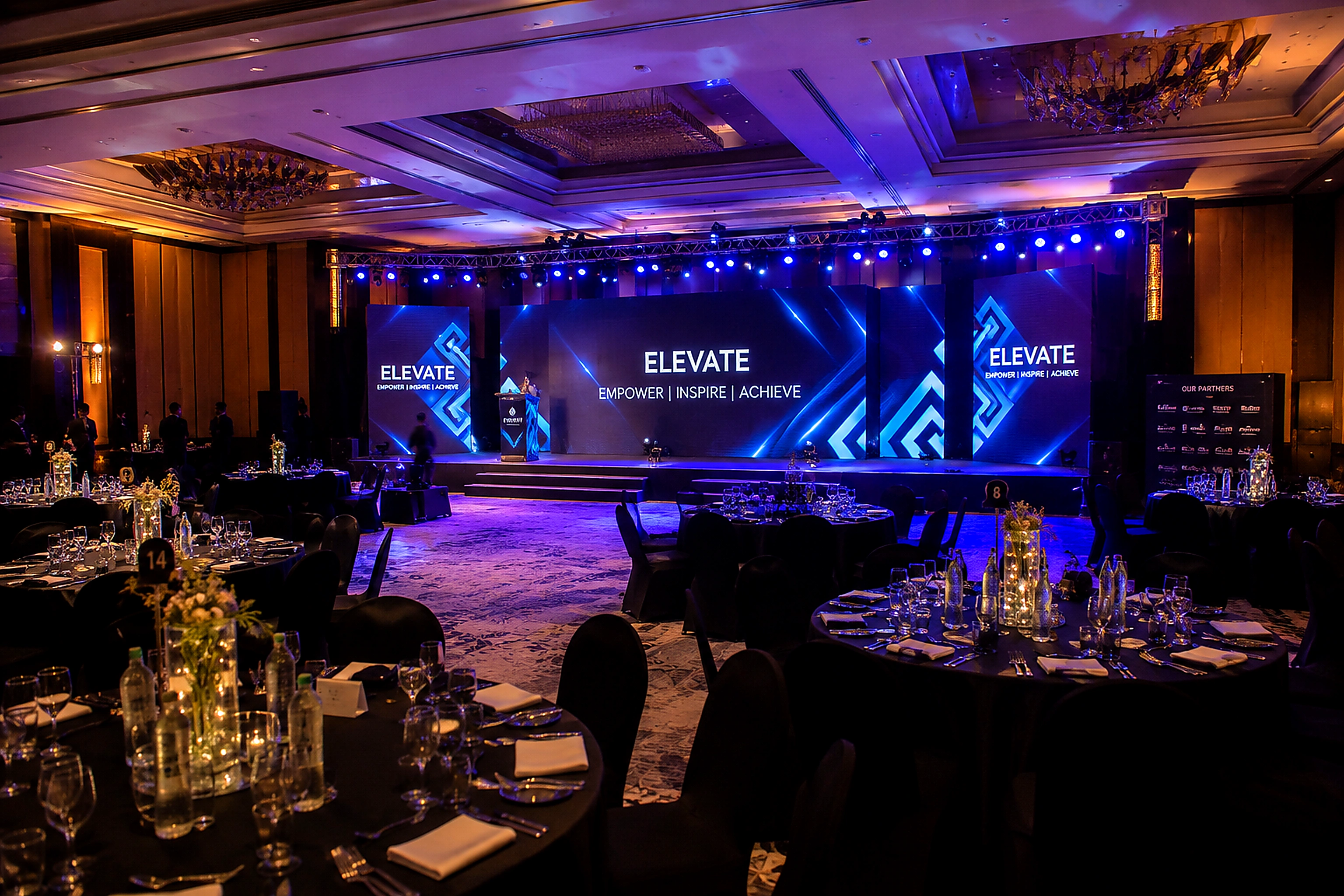 Corporate gala night event managed by Auron Event Productions in Kochi